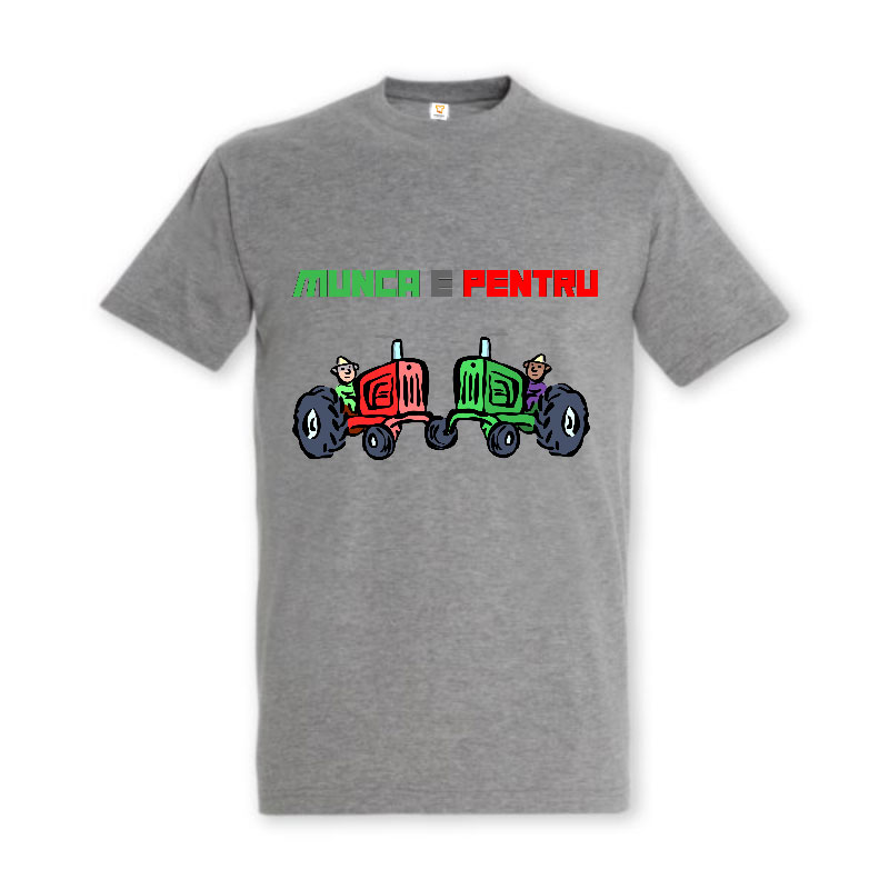 Tricou „Munca e pentru tractoare” - imagine 4