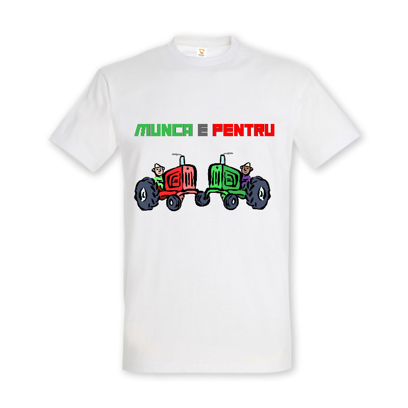 Tricou „Munca e pentru tractoare” - imagine 2