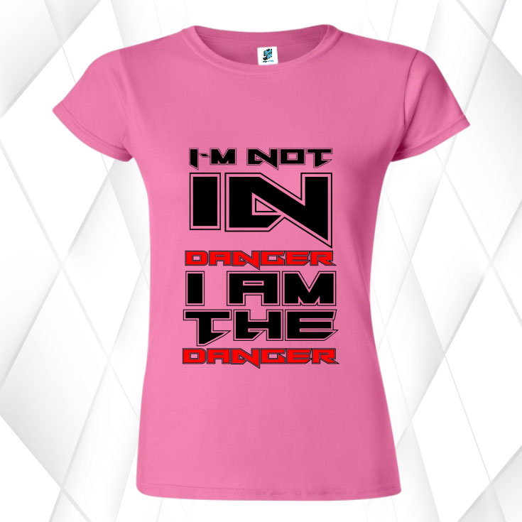 Tricou damă - I AM THE DANGER - imagine 5