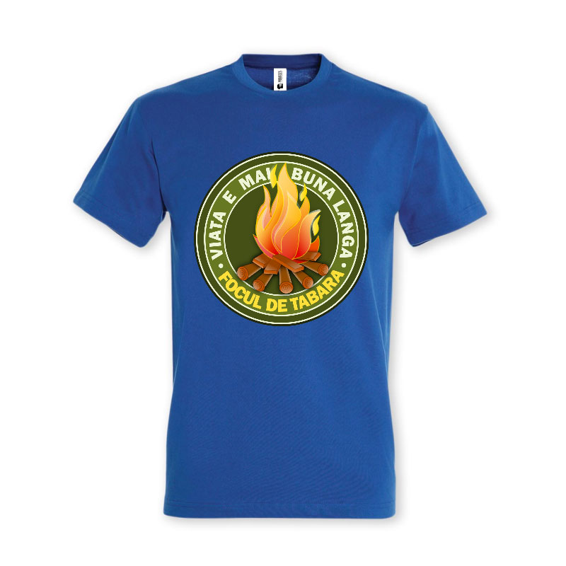 Tricou „Viața e mai bună lângă focul de tabără” - imagine 3