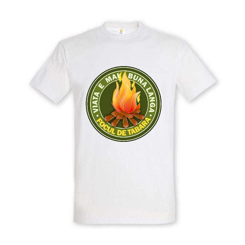 Tricou „Viața e mai bună lângă focul de tabără” - imagine 2