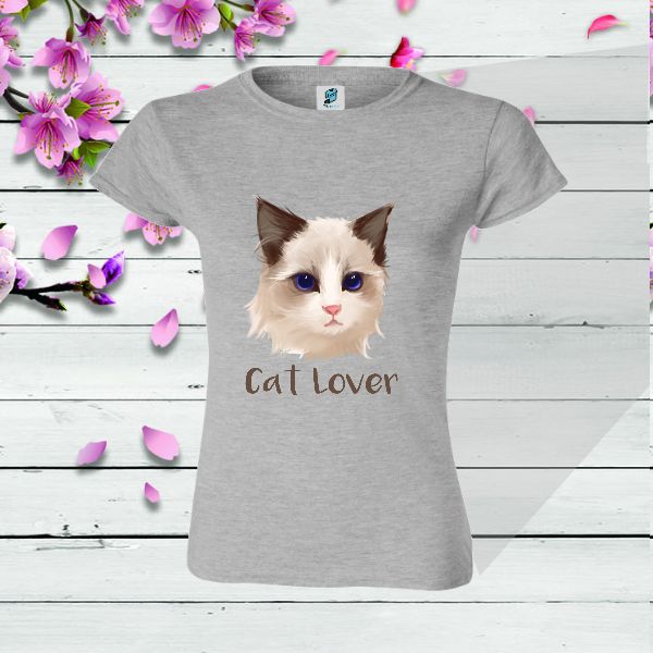 Tricou damă - Cat Lover - imagine 4