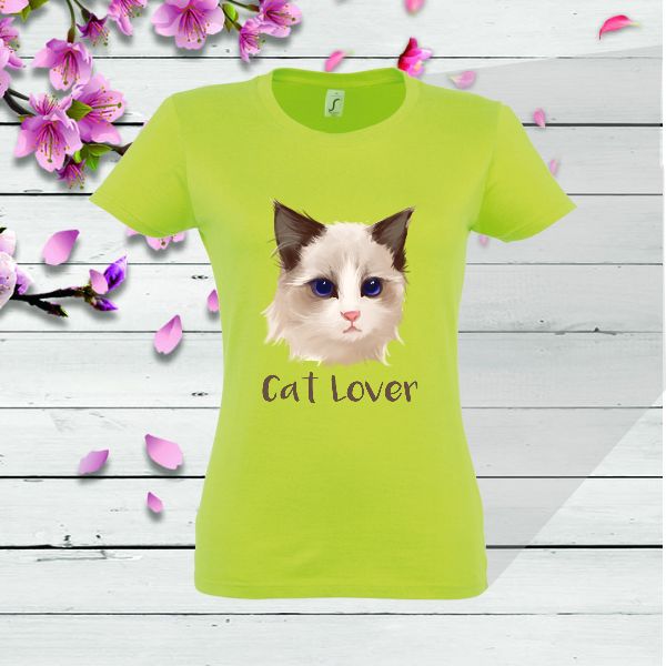 Tricou damă - Cat Lover - imagine 6