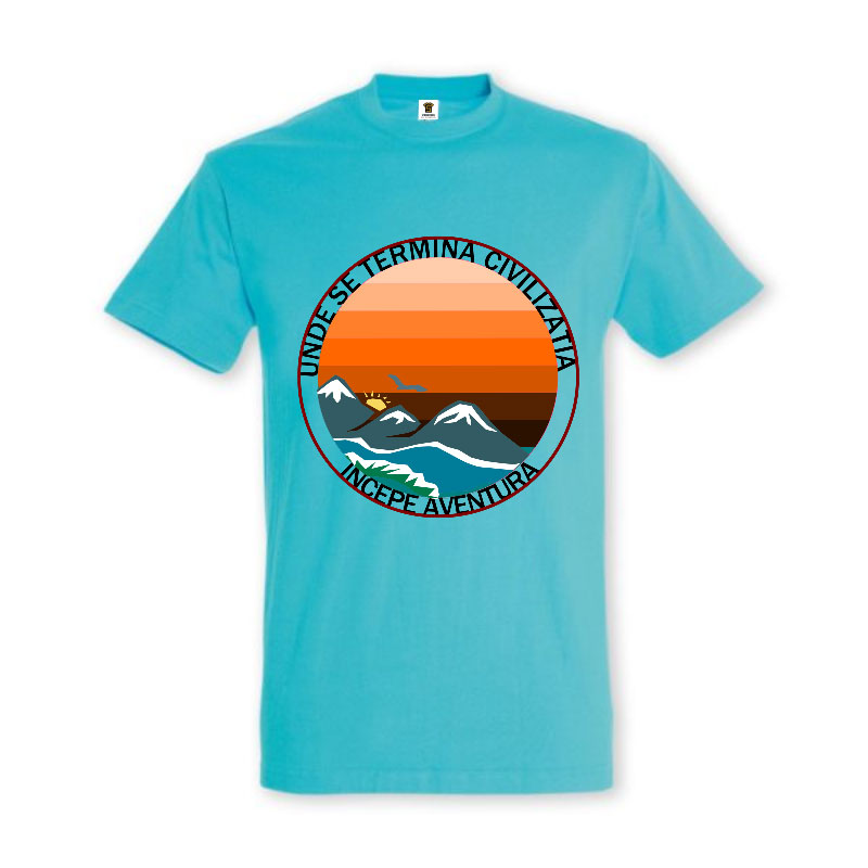 Tricou „Unde se termină civilizația, începe aventura” - imagine 3