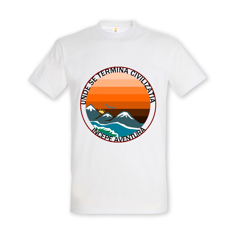Tricou „Unde se termină civilizația, începe aventura” - imagine 2