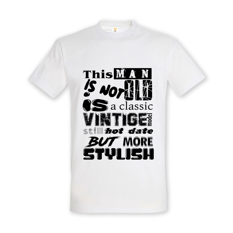 Tricou „Not old man” - imagine 2