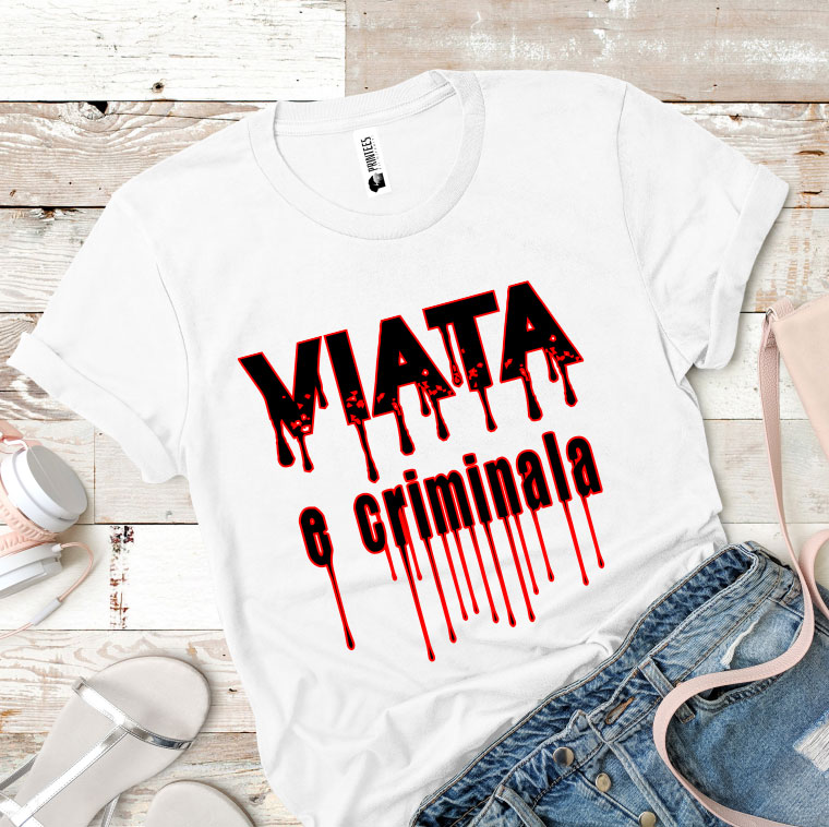 Tricou damă - VIAȚA E CRIMINALĂ