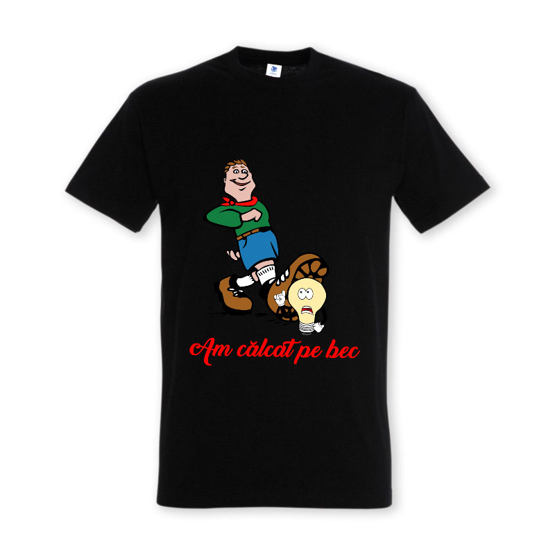 Tricou bărbat - AM CALCAT PE BEC - imagine 5
