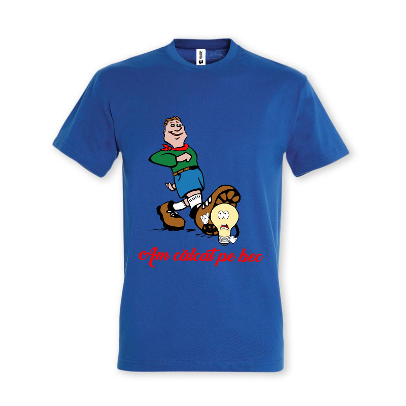 Tricou bărbat - AM CALCAT PE BEC - imagine 3