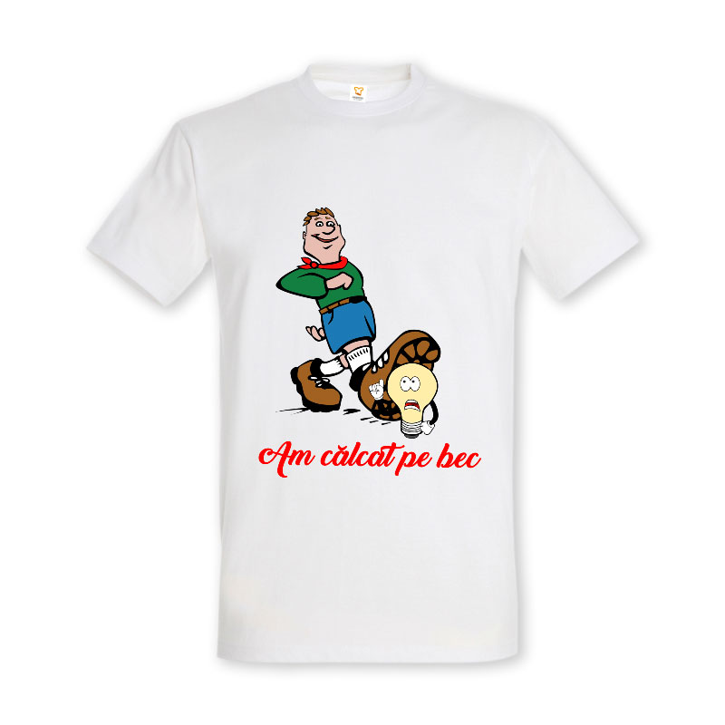 Tricou bărbat - AM CALCAT PE BEC - imagine 2