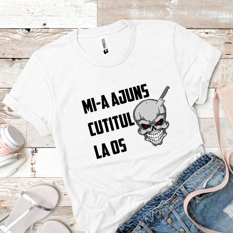 Tricou damă CUȚITUL LA OS