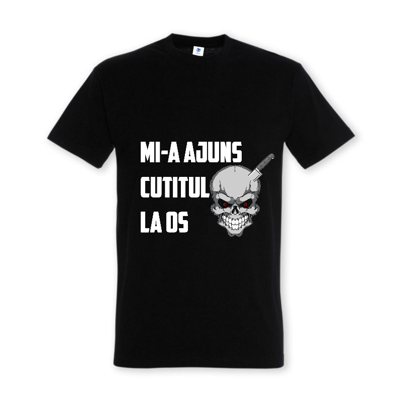 Tricou bărbat - MI-A ALUNS CUTITUL LA OS - imagine 6