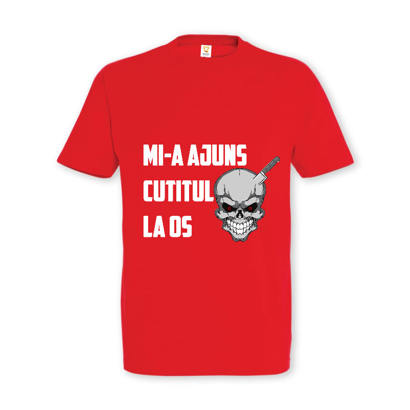Tricou bărbat - MI-A ALUNS CUTITUL LA OS - imagine 7