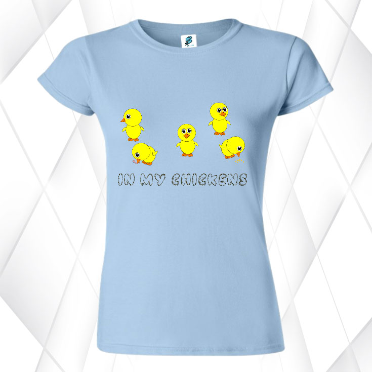 Tricou damă - IN MY CHICKENS - imagine 3