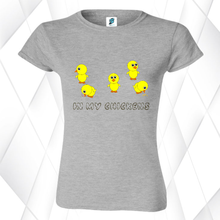 Tricou damă - IN MY CHICKENS - imagine 4