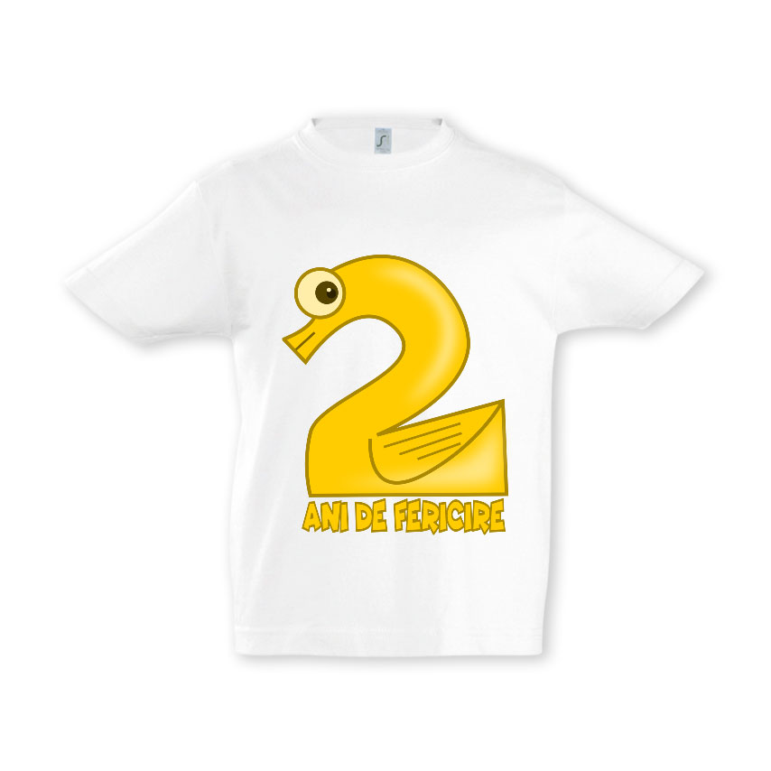 Tricou copii - 2 ANI DE FERICIRE - imagine 2