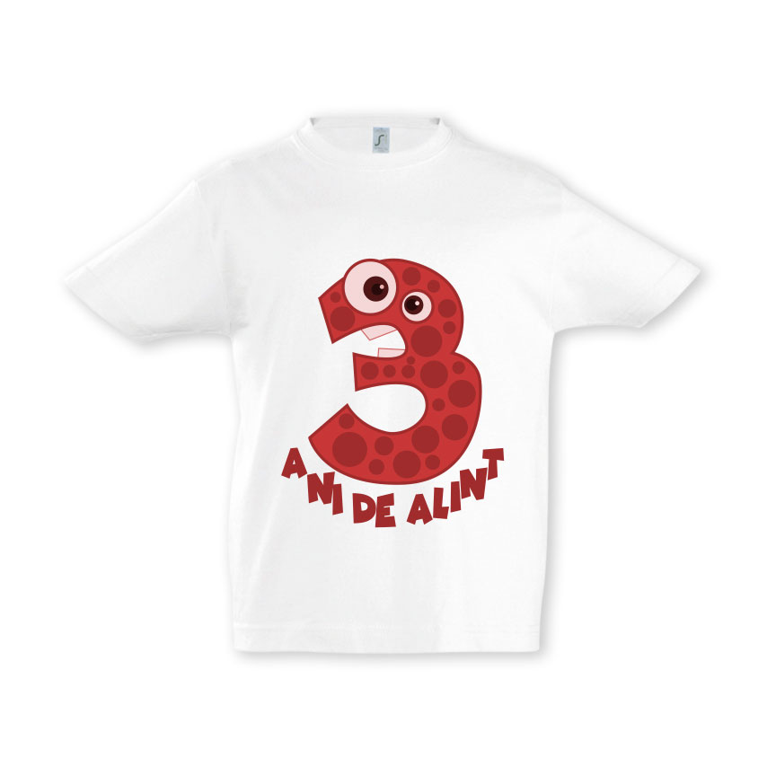 Tricou copii - 3 ANI DE ALINT - imagine 2