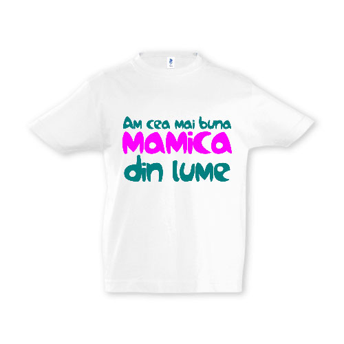 Tricouri copii CEA MAI BUNĂ MĂMICĂ - imagine 2