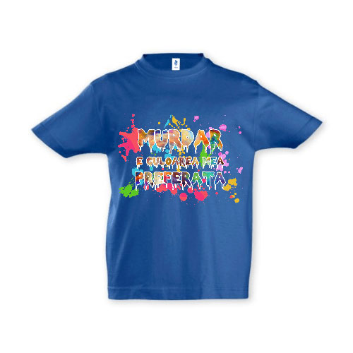 Tricou copii - MURDAR CULOARE PREFERATĂ - imagine 3