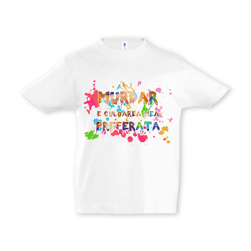 Tricou copii - MURDAR CULOARE PREFERATĂ - imagine 2