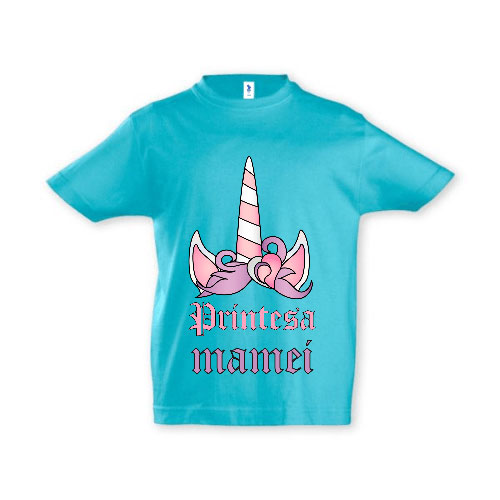 Tricou copii - PRINȚESA MAMEI - UNICORN - imagine 3