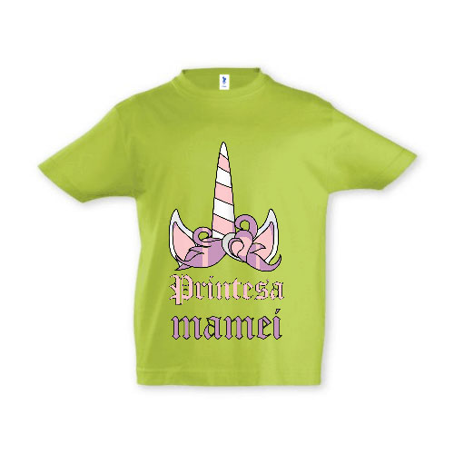 Tricou copii - PRINȚESA MAMEI - UNICORN - imagine 7
