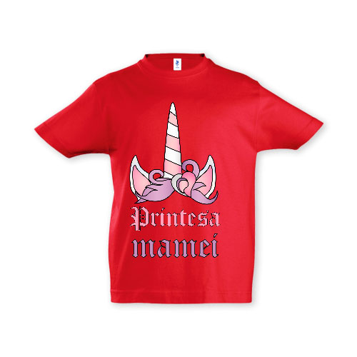 Tricou copii - PRINȚESA MAMEI - UNICORN - imagine 5