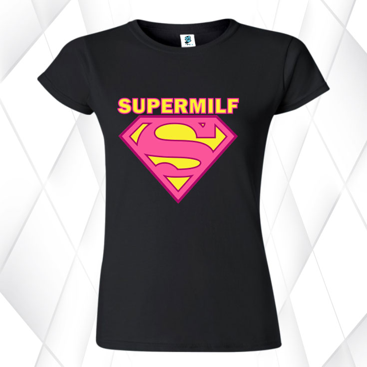 Tricou damă - „SuperMILF” - imagine 5