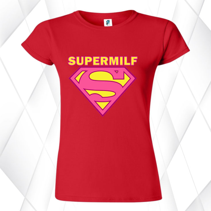Tricou damă - „SuperMILF” - imagine 6
