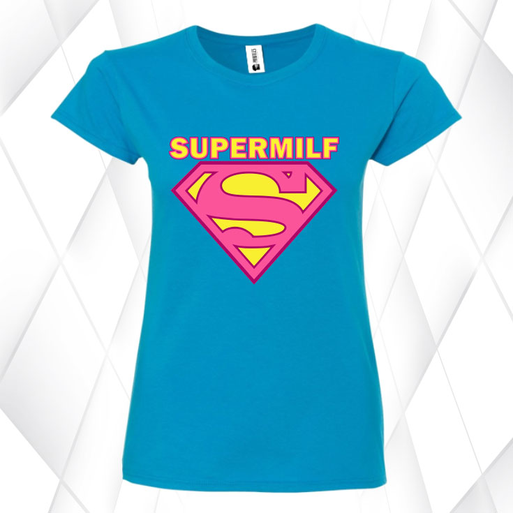 Tricou damă - „SuperMILF” - imagine 4