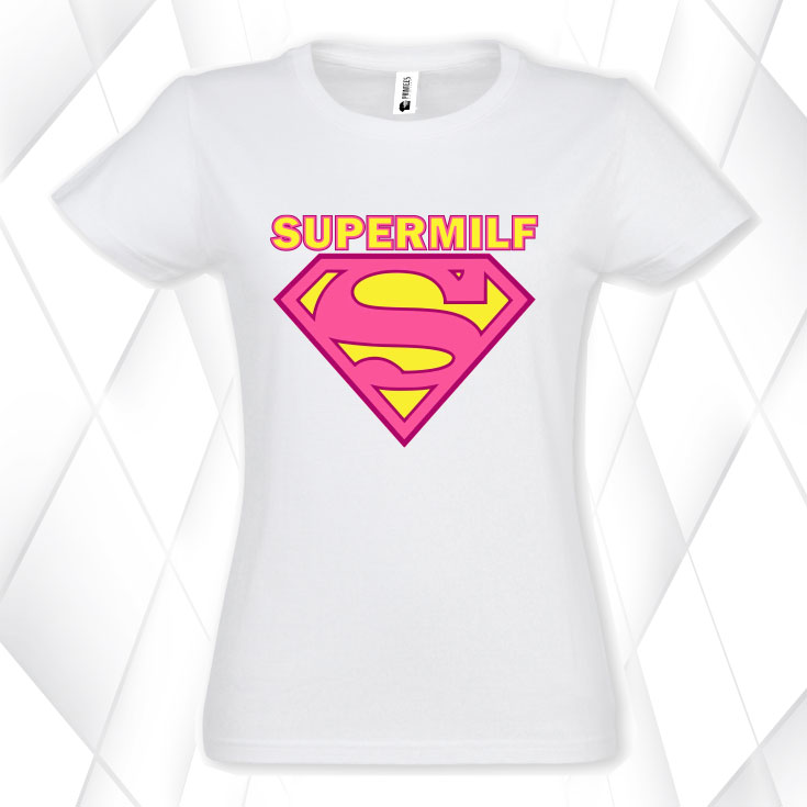 Tricou damă - „SuperMILF” - imagine 2