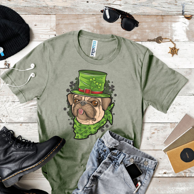 Tricou bărbat - IRISH PUG