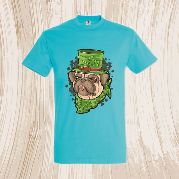 Tricou bărbat - IRISH PUG - imagine 3