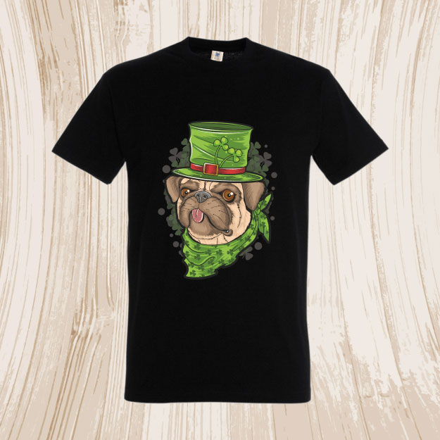 Tricou bărbat - IRISH PUG - imagine 5