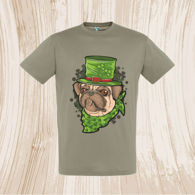 Tricou bărbat - IRISH PUG - imagine 6