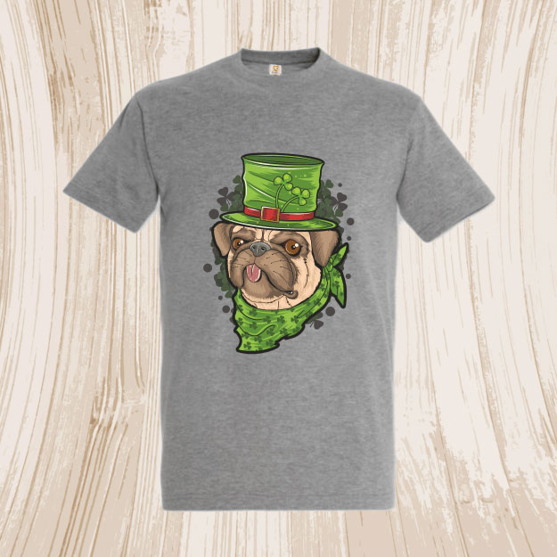 Tricou bărbat - IRISH PUG - imagine 4