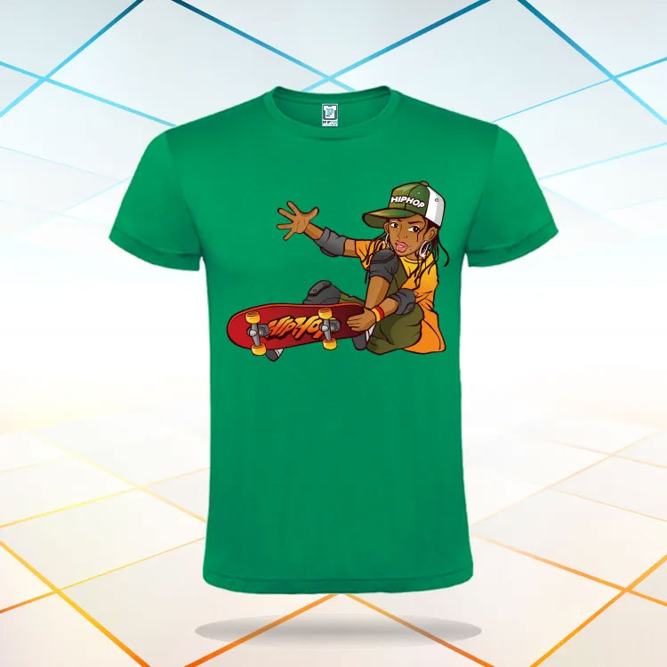 Tricou bărbat - SKATEBOARD GIRL - imagine 8