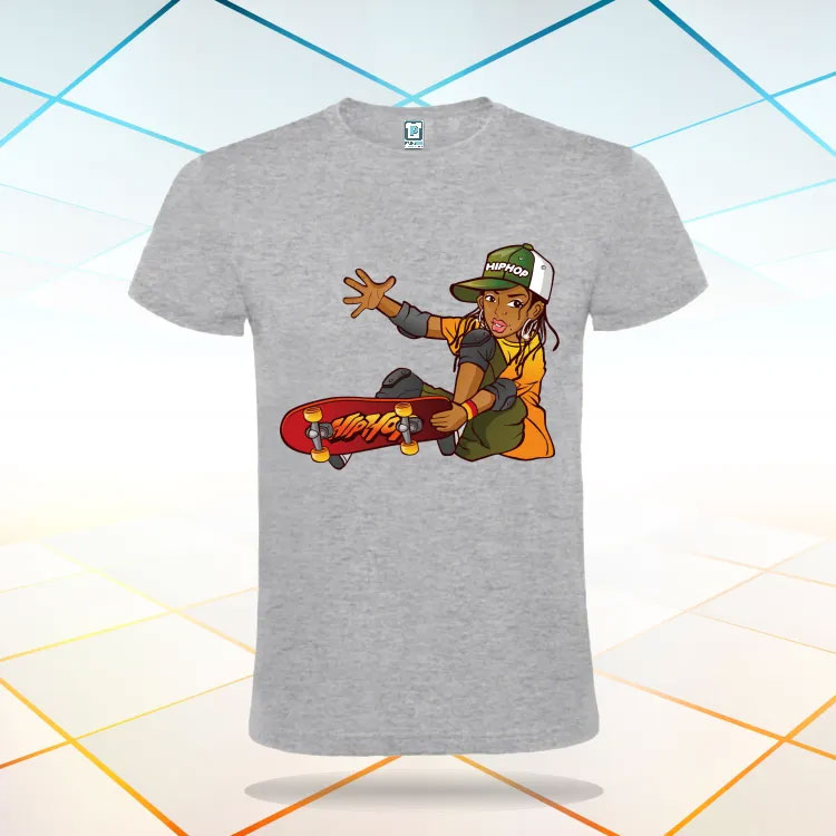 Tricou bărbat - SKATEBOARD GIRL - imagine 5