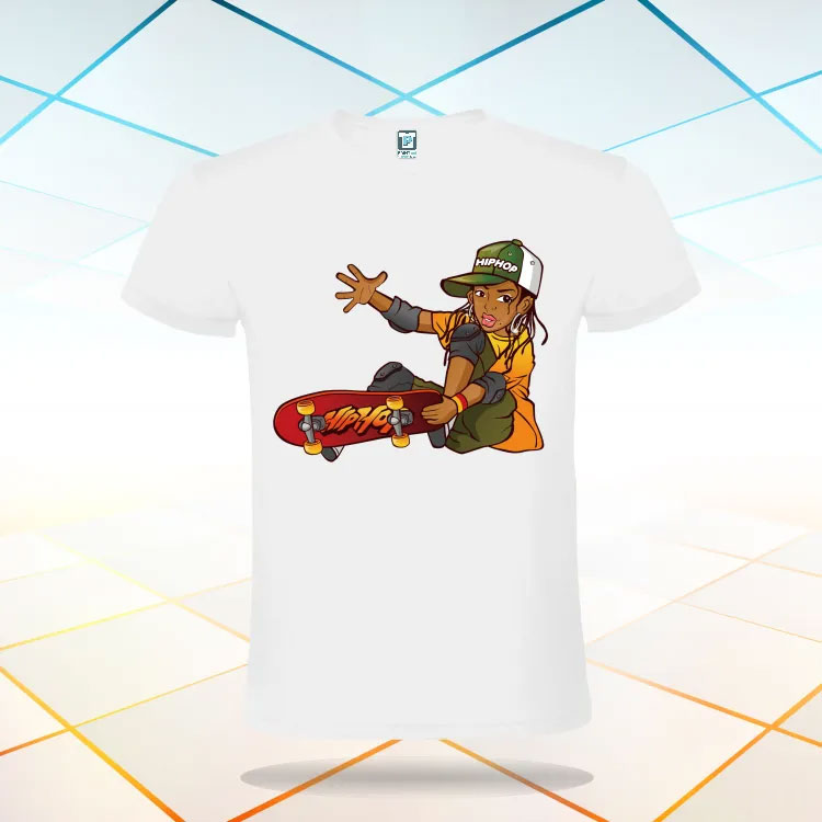 Tricou bărbat - SKATEBOARD GIRL - imagine 2