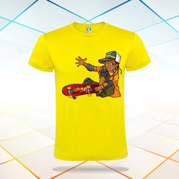 Tricou bărbat - SKATEBOARD GIRL - imagine 4