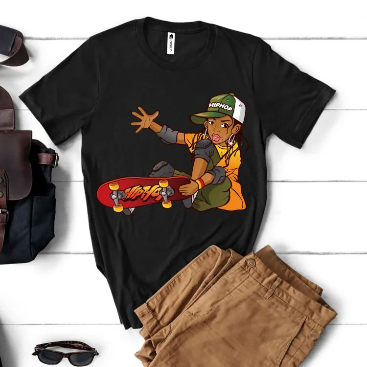 Tricou bărbat - SKATEBOARD GIRL