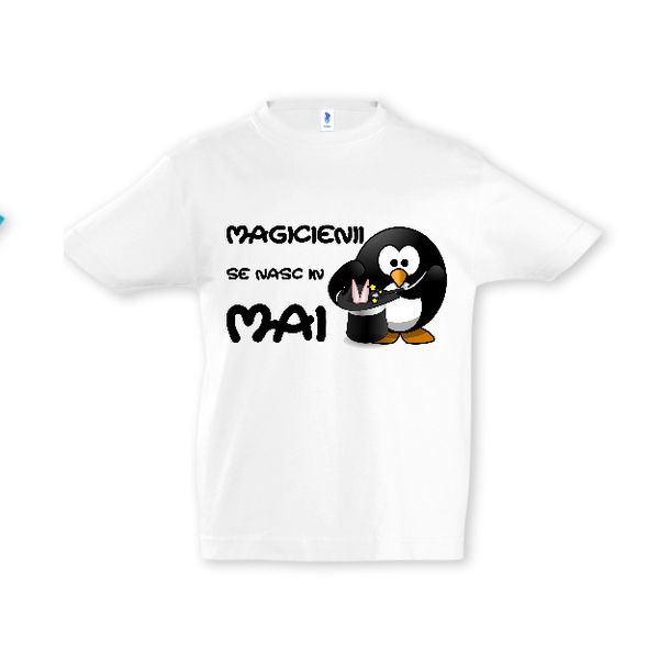 Tricou copii - MAGICIENII SE NASC IN MAI - imagine 2