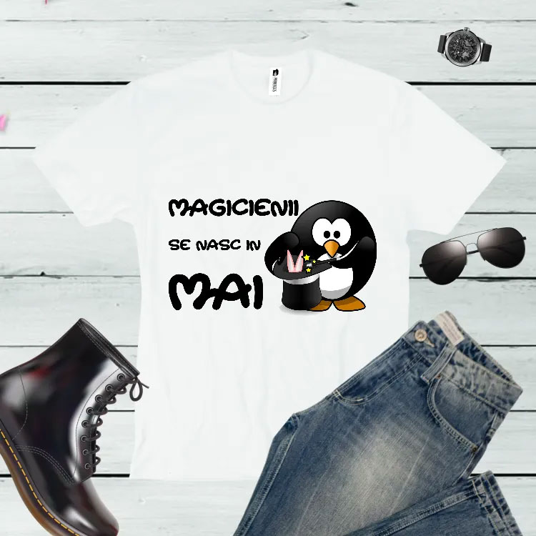 Tricou bărbat - MAGICIENII SE NASC ÎN MAI