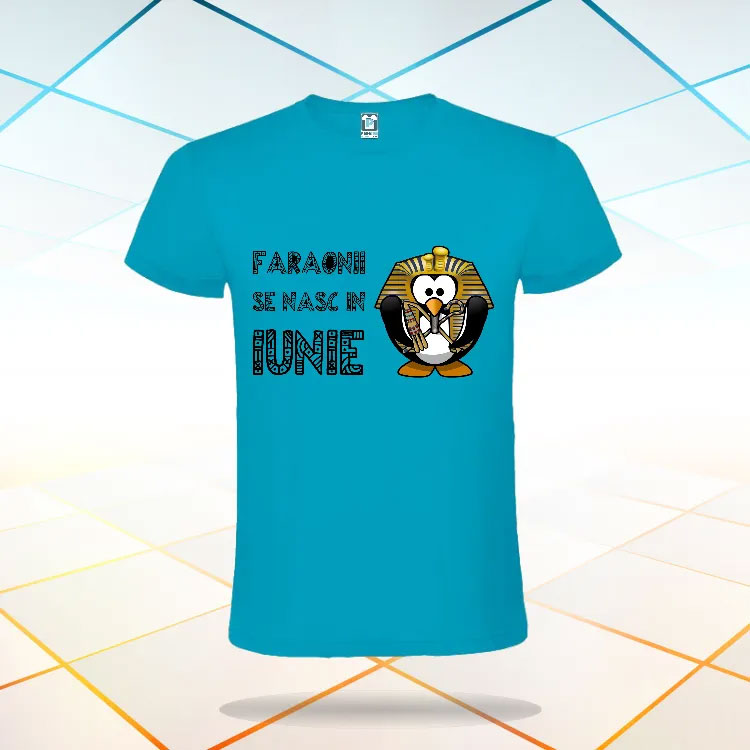 Tricou bărbat - FARAONII SE NASC IUNIE - imagine 3