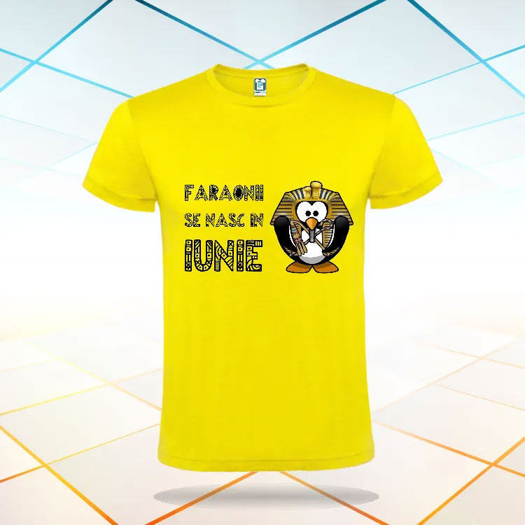 Tricou bărbat - FARAONII SE NASC IUNIE - imagine 4