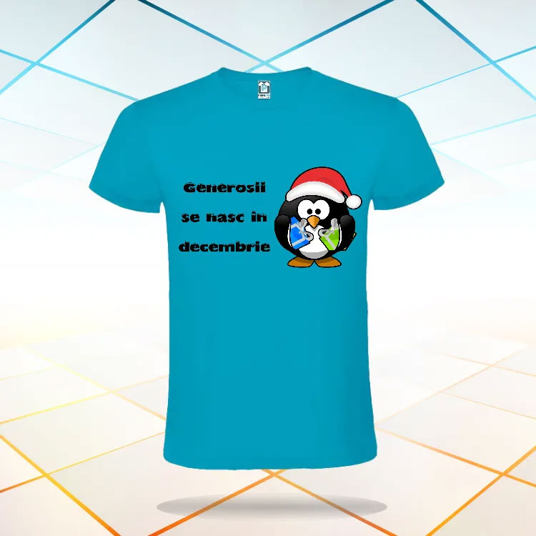 Tricou bărbat - GENEROȘII SE NASC ÎN DECEMBRIE - imagine 3