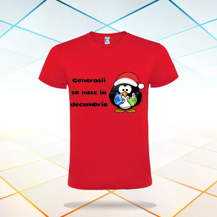 Tricou bărbat - GENEROȘII SE NASC ÎN DECEMBRIE - imagine 6
