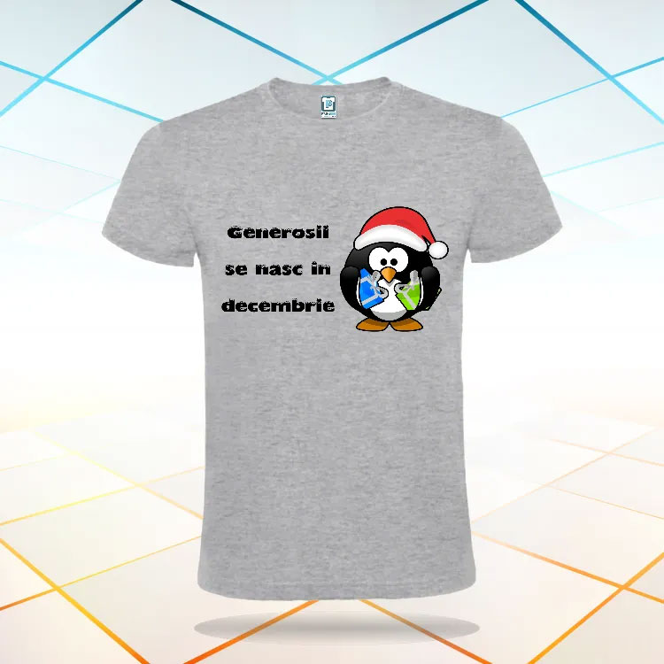 Tricou bărbat - GENEROȘII SE NASC ÎN DECEMBRIE - imagine 5