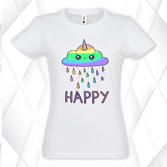 Tricou damă - HAPPY - imagine 2