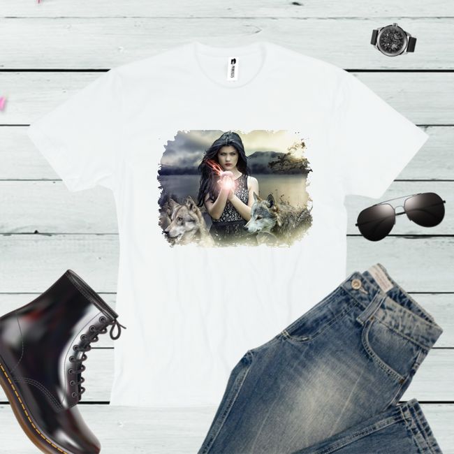 Tricou bărbat - WOLF WOMAN